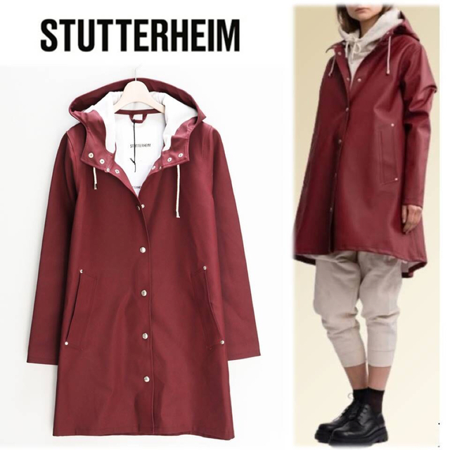 未使用　ポーランド製　STUTTERHEIM 　レインコート　ロングコート　撥水