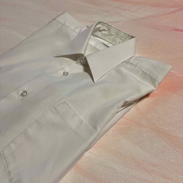メンズ　半袖　ワイシャツ　白 メンズのトップス(シャツ)の商品写真