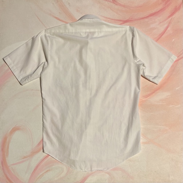 メンズ　半袖　ワイシャツ　白 メンズのトップス(シャツ)の商品写真