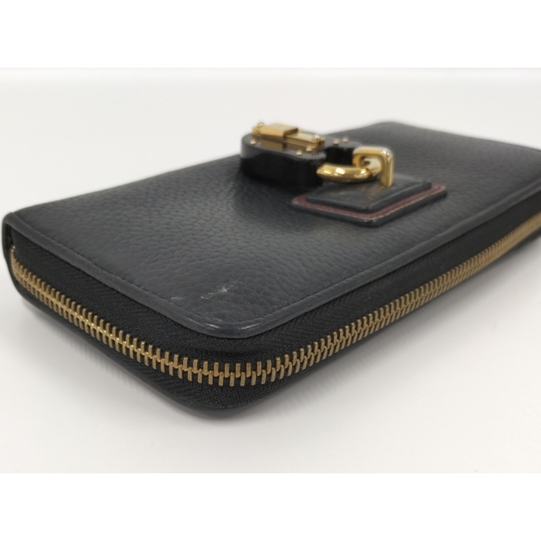 LOEWE - LOEWE 錠飾り付き ラウンドファスナー長財布 レザー LOEWE - LOEWE 錠飾り付き ラウンドファスナー長財布 レザー