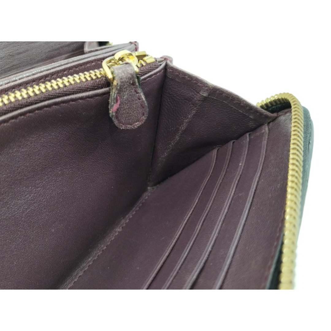 LOEWE - LOEWE 錠飾り付き ラウンドファスナー長財布 レザー LOEWE - LOEWE 錠飾り付き ラウンドファスナー長財布 レザー
