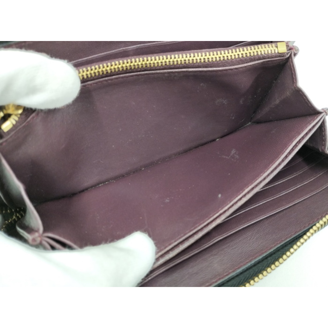 LOEWE(ロエベ)のLOEWE 錠飾り付き ラウンドファスナー長財布 レザー ブラック レディースのファッション小物(財布)の商品写真