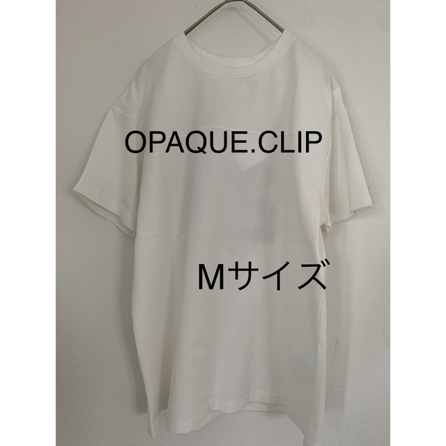 OPAQUE.CLIP(オペークドットクリップ)の3419 OPAQUE.CLIP エトワールプリントTシャツ　Mサイズ　 レディースのトップス(Tシャツ(半袖/袖なし))の商品写真