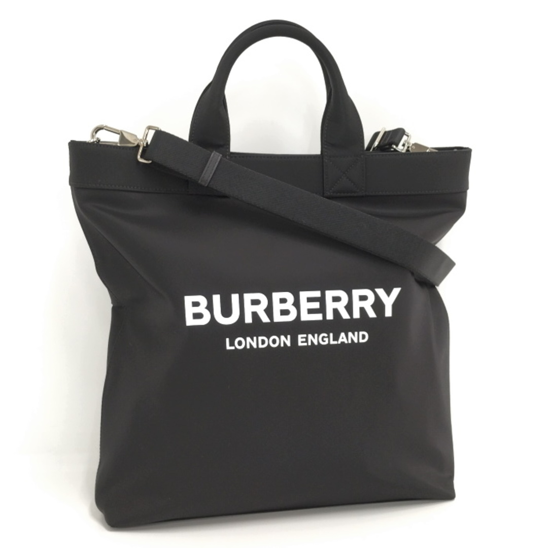 BURBERRY - BURBERRY ロゴプリント付き 2WAY トートバッグ BURBERRY - BURBERRY ロゴプリント付き 2WAY トートバッグ