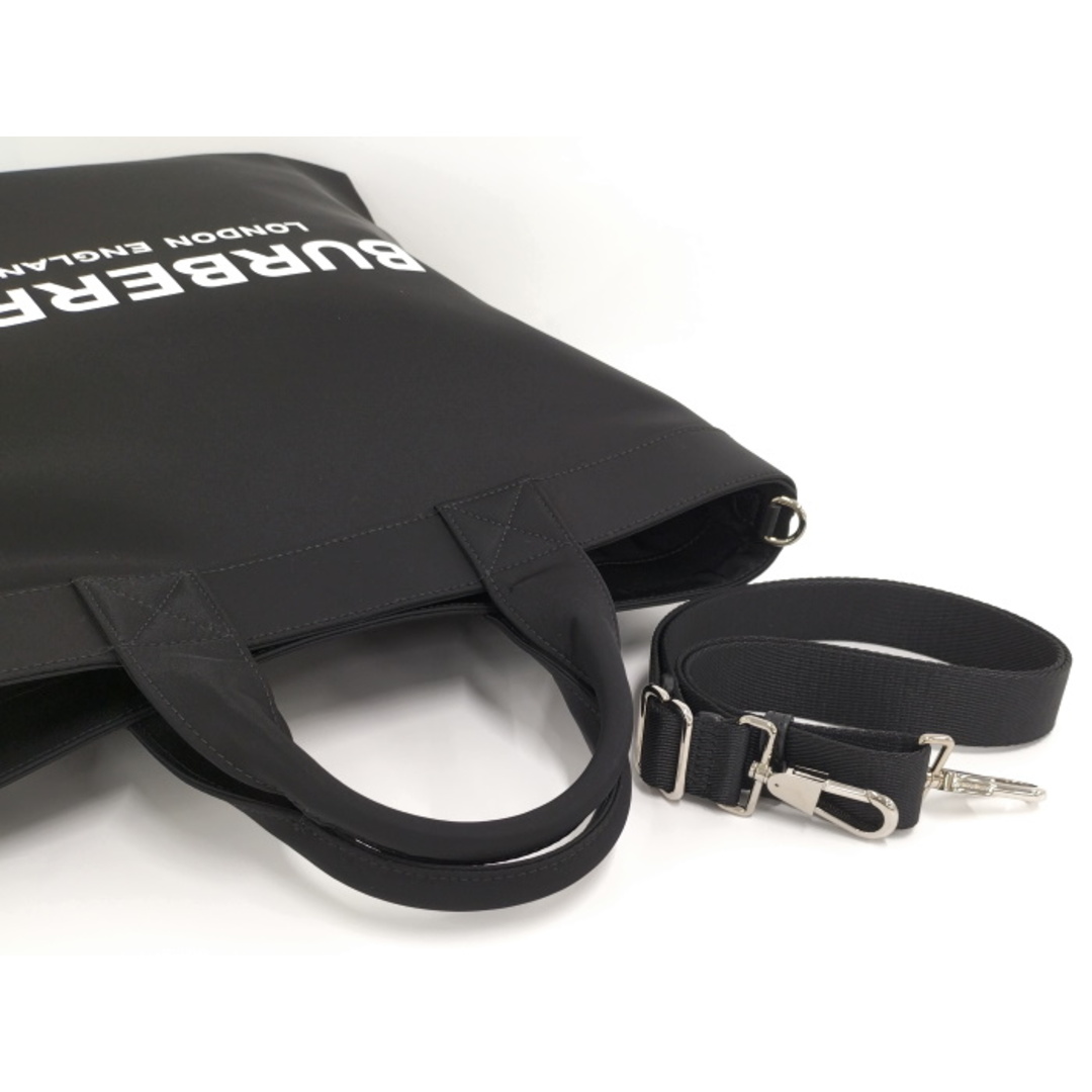 BURBERRY - BURBERRY ロゴプリント付き 2WAY トートバッグ BURBERRY - BURBERRY ロゴプリント付き 2WAY トートバッグ