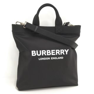 バーバリー(BURBERRY)のBURBERRY ロゴプリント付き 2WAY トートバッグ ショルダーバッグ(ショルダーバッグ)