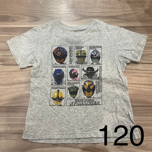 UNIQLO UNIQLO キッズ半袖Tシャツ 120 グレー:キューレンジャーの通販 by nao's shop｜ユニクロならラクマ