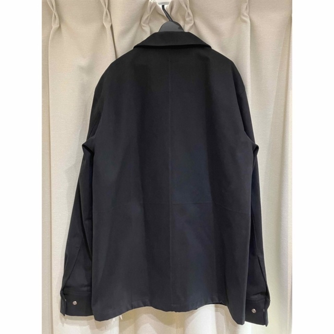 JIL SANDER 23ss シャツジャケット ブラック サイズ48