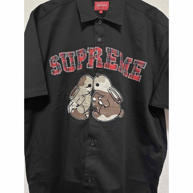 Supreme Bunnies S/S Work Shirt Ｌ