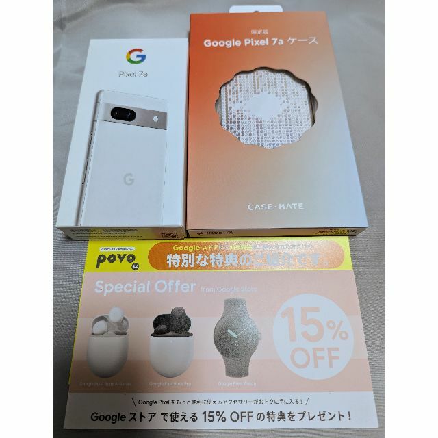 新品未開封 Google Pixel 7a Snow スマホ/家電/カメラのスマートフォン/携帯電話(スマートフォン本体)の商品写真