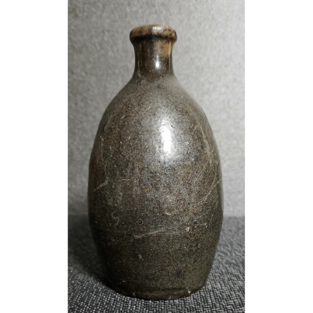 李朝 黒釉甁 古箱あり 花瓶 酒器 茶道具 骨董 - 通販 - gofukuyasan.com