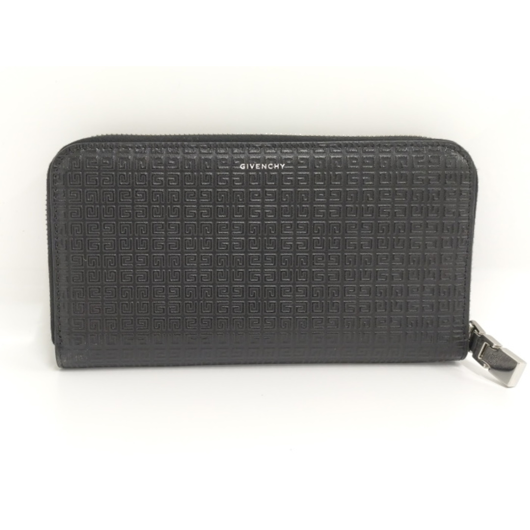 GIVENCHY - GIVENCHY ロゴマーク入り ラウンドファスナー長財布 GIVENCHY - GIVENCHY ロゴマーク入り ラウンドファスナー長財布