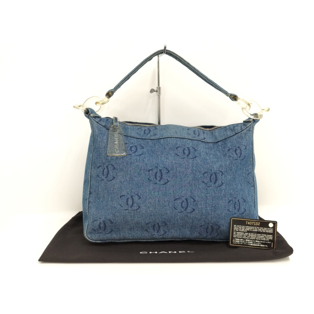 CHANEL - CHANEL ワンショルダーバッグ ココマーク デニム CHANEL - CHANEL ワンショルダーバッグ ココマーク デニム