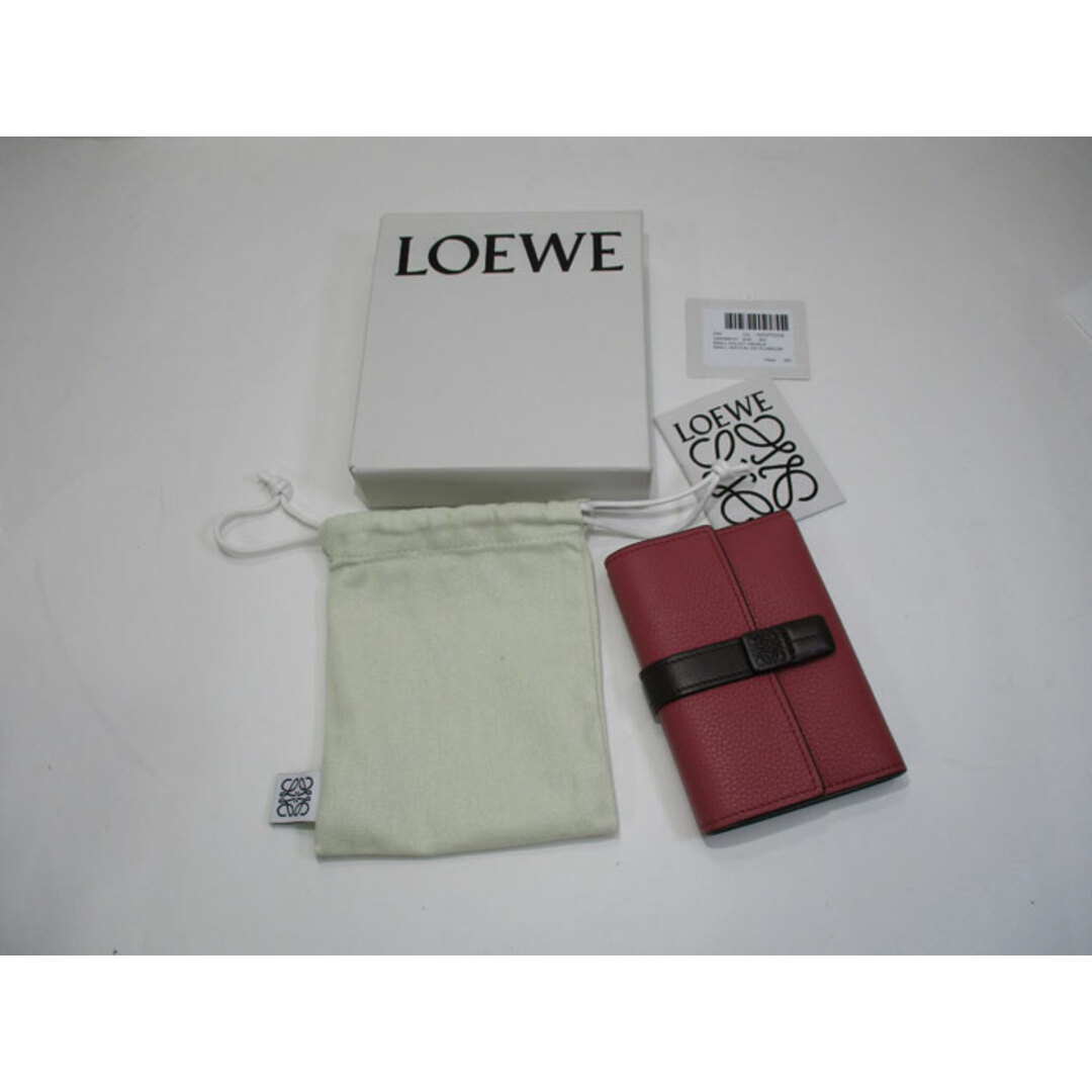 LOEWE(ロエベ)のLOEWE バーティカル ウォレット スモール 三つ折り コンパクト財布 レザー レディースのファッション小物(財布)の商品写真