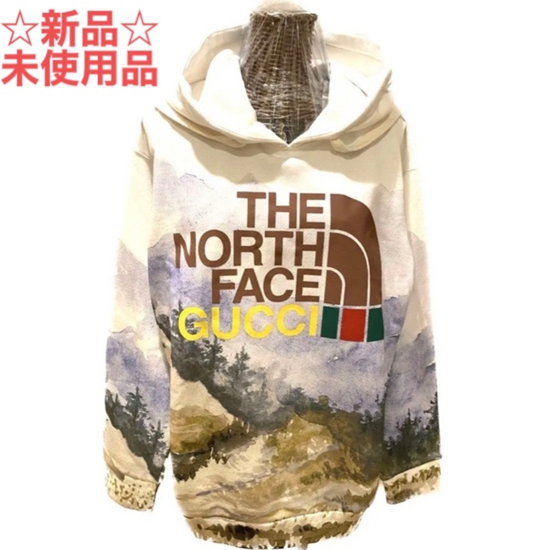 【新品希少】GUCCI × THE NORTH FACE コラボパーカー　グッチ | フリマアプリ ラクマ