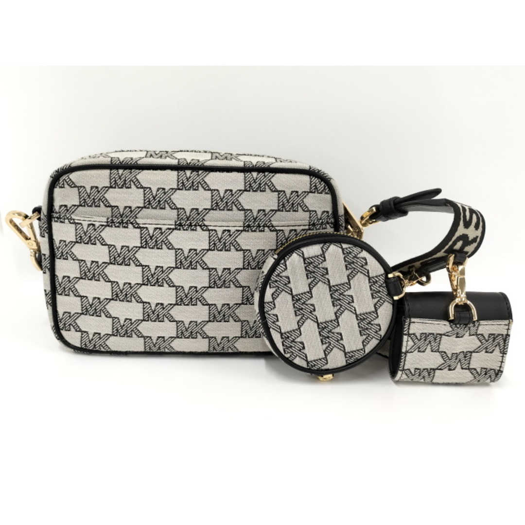 Michael Kors - MICHAEL KORS ショルダーバッグ キャンバス グレー