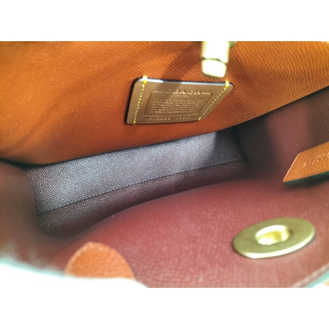 COACH(コーチ)のCOACH 2WAY ハンドバッグ レディース レザー サーモンピンク レディースのバッグ(その他)の商品写真