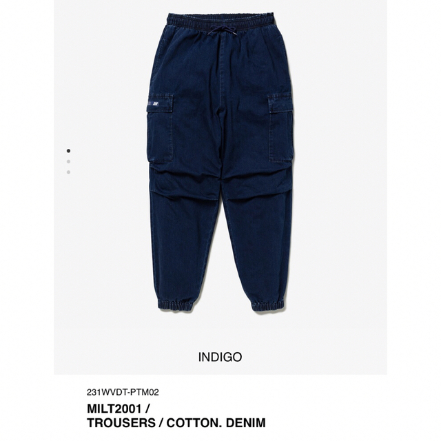 wtaps MILT2001 TROUSERS COTTON. DENIM - forstec.com