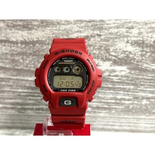 希少レア　CASIO G-SHOCK DW-6900 スラッシャー　レッド(腕時計(デジタル))