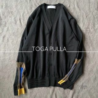 トーガプルラ(TOGA PULLA)の【TOGA PULLA】トーガ シアーカーディガン ブラック(カーディガン)