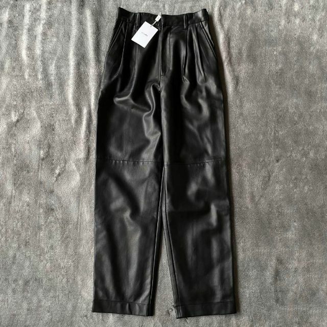 新品】CLANE クラネ フェイクレザー パンツ ブラック サイズ1-