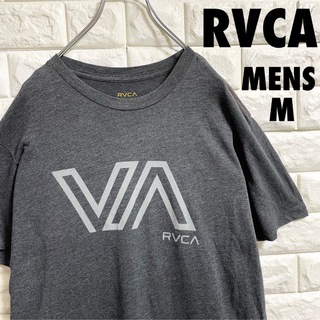 ルーカ(RVCA)のRVCA  ルーカ　半袖Tシャツ　デカロゴ　メンズMサイズ(Tシャツ/カットソー(半袖/袖なし))