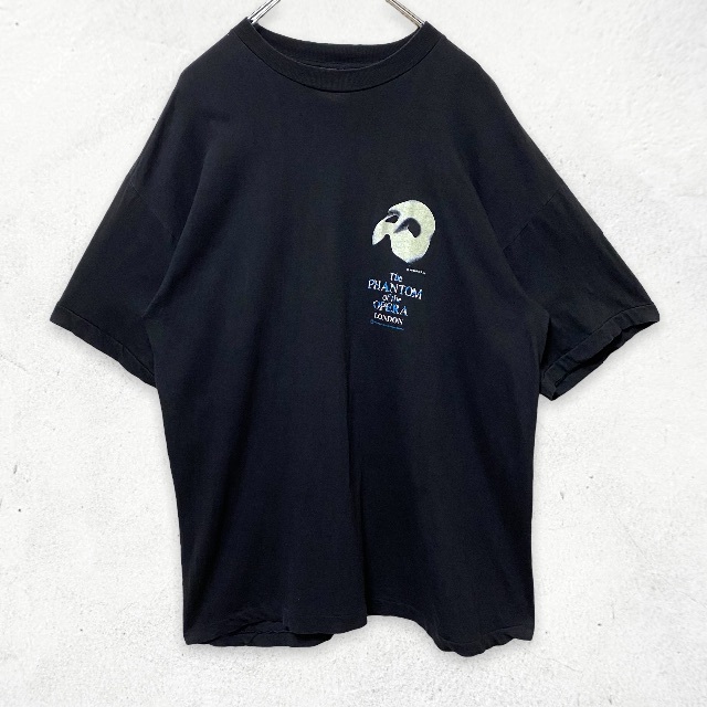 オペラ座の怪人 Tシャツvintage XL 蓄光プリント ©︎1988