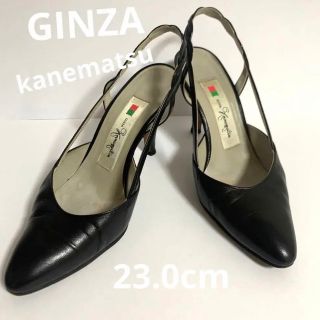 ✨新品✨GINZA Kanematsu★エナメル★パンプス★ヒール★24.5E