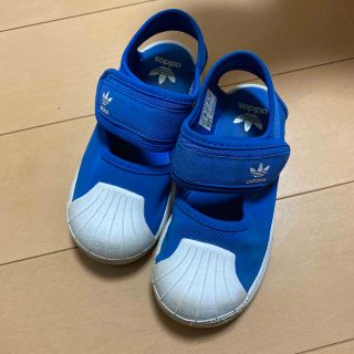 アディダス(adidas)のadidas 15センチ　ブルー(サンダル)