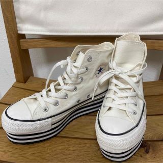 オールスター(ALL STAR（CONVERSE）)のCONVERSE ★厚底コンバース ハイカットスニーカー(スニーカー)