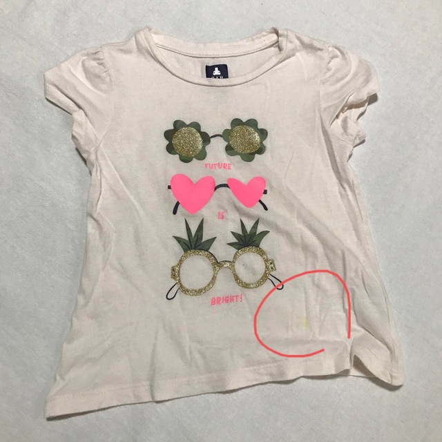 GAP Kids(ギャップキッズ)のgap 女の子　95 Tシャツ 2枚セット　ミニー　キラキラ キッズ/ベビー/マタニティのキッズ服女の子用(90cm~)(Tシャツ/カットソー)の商品写真