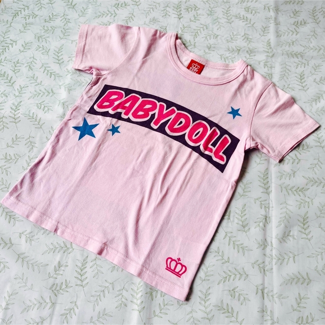 BABYDOLL(ベビードール)のBABY DOLL 半袖 ロゴ Tシャツ 120cm キッズ/ベビー/マタニティのキッズ服女の子用(90cm~)(Tシャツ/カットソー)の商品写真