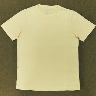 ムジルシリョウヒン(MUJI (無印良品))の無印良品 MUJI オーガニックコットン Tシャツ 半袖 生成 L 未使用 男女(Tシャツ/カットソー(半袖/袖なし))