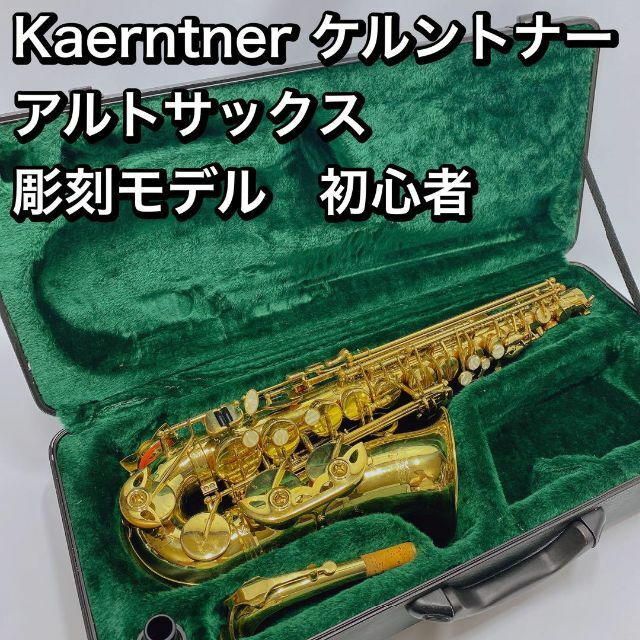 彫刻モデル Kaerntner アルトサックス ケルントナー 初心者 付属品