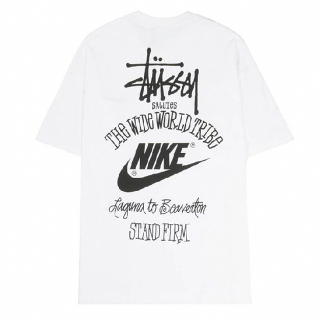 Stussy x Nike Men's T-Shirt "White" S