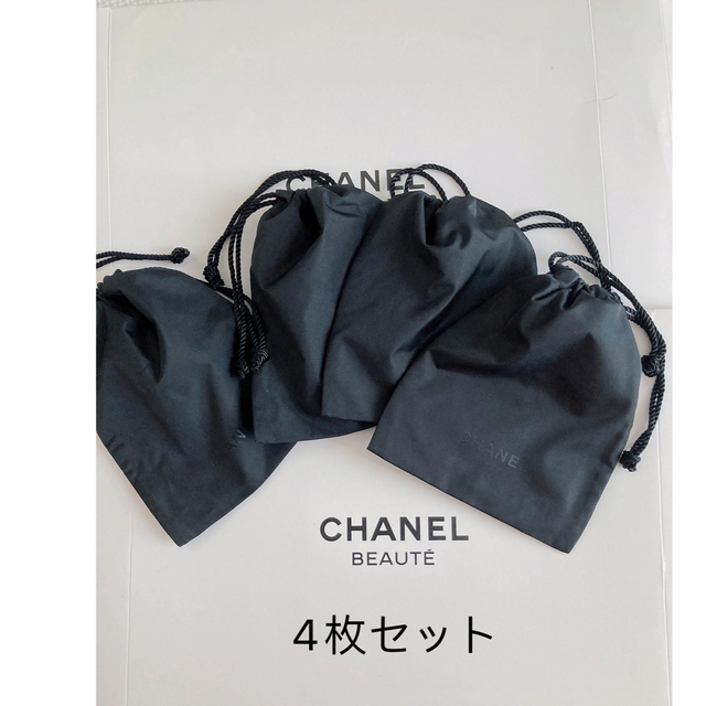 CHANEL　シャネル　保存袋　巾着　4枚セット