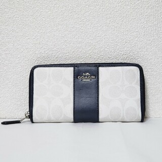 コーチ(COACH)のCOACH/コーチ/ラウンドファスナー財布/F54630/シグネチャー(財布)