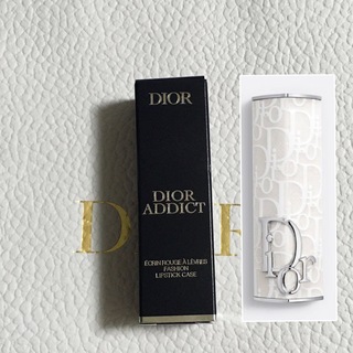 ディオール(Dior)のDIOR ディオールアディクトリップスティックケース　ホワイトキャンバス　白(その他)