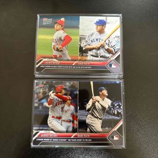 【2枚セット】Topps now 大谷翔平 & ベーブルース(スポーツ選手)