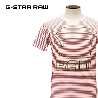 ジースター(G-STAR RAW)の【新品タグ付】G-STAR RAW Tシャツ 半袖 ボーダー ロゴ Sサイズ(Tシャツ/カットソー(半袖/袖なし))