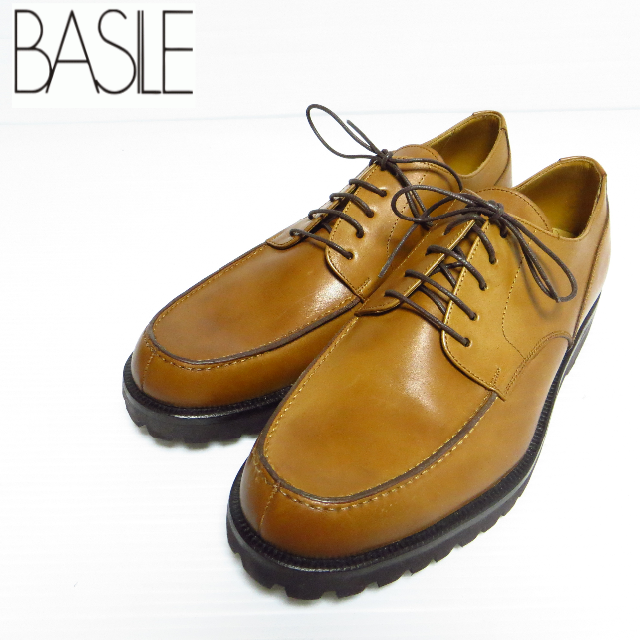 ほぼ未使用 BASILE 革靴 ビジネスシューズ スペイン製 約25.5㎝靴/シューズ