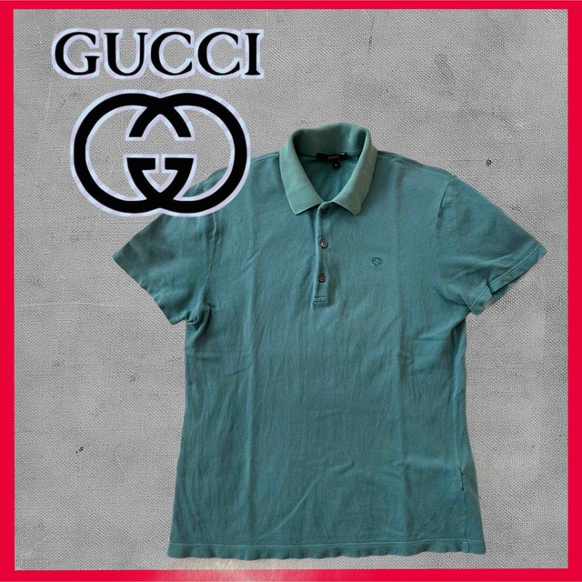 【激レア】Gucci 男女兼用GGロゴ　ポロシャツ　Sサイズ | フリマアプリ ラクマ