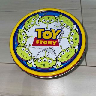 リトルグリーンメン(リトル・グリーン・メン)の東京ディズニーランド　トイストーリー　リトルグリーンメン　お菓子　空き缶(キャラクターグッズ)