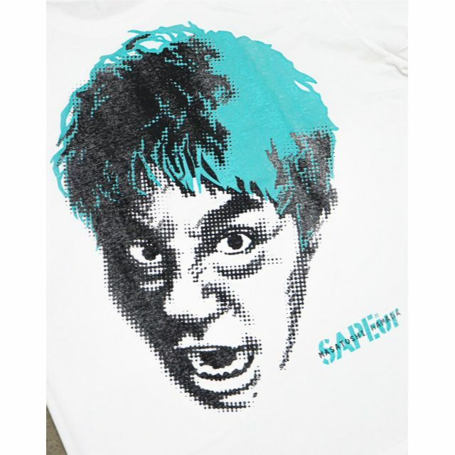 SAPEur サプール Tシャツ 浜田 雅功 ホワイト 浜ちゃん XLサイズの通販