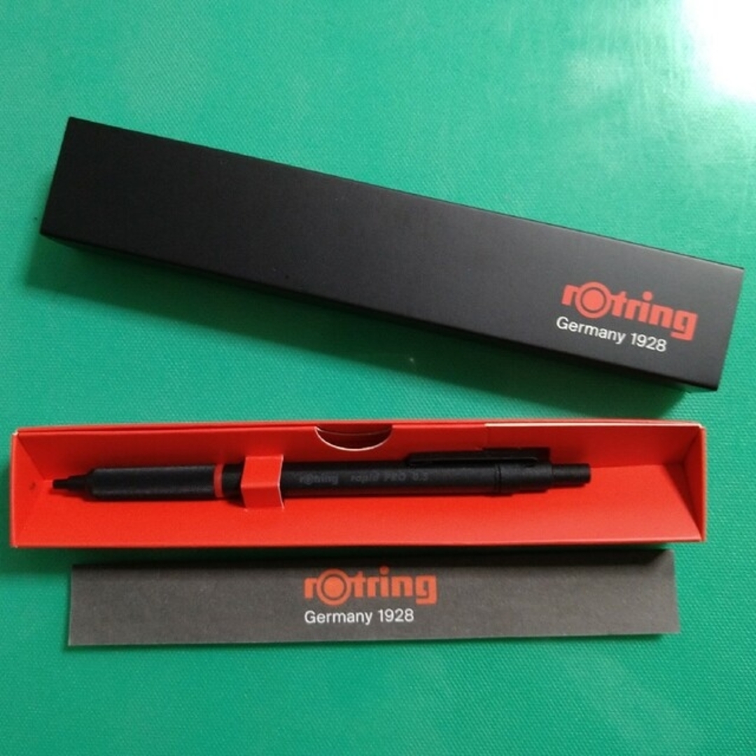 rotring(ロットリング)のロットリング ペンシル 0.5mm ラピッドPROシリーズ ブラック インテリア/住まい/日用品の文房具(ペン/マーカー)の商品写真