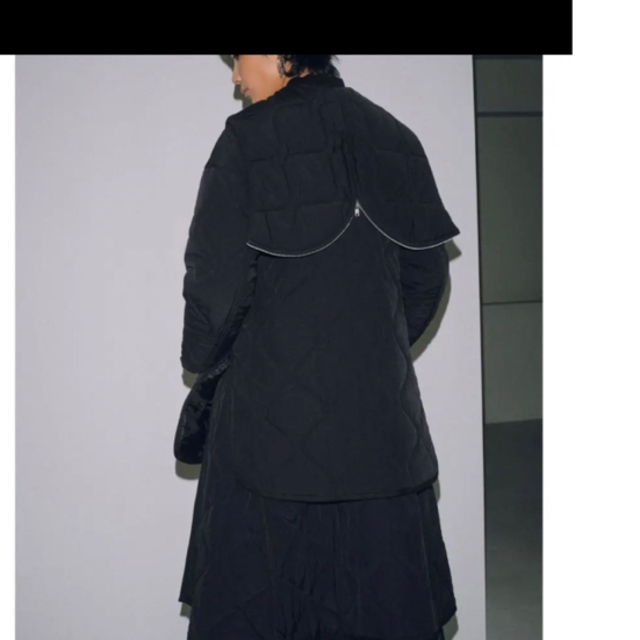 UN3D.(アンスリード)のアンスリード　レイヤードキルティングコート レディースのジャケット/アウター(ロングコート)の商品写真