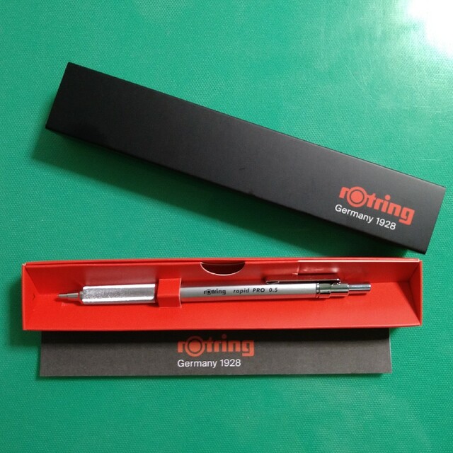 rotring - ロットリング ペンシル 0.5mm ラピッドPROシリーズ シルバー