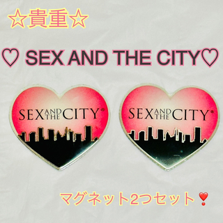 2-3日発送可能！☆貴重☆SEX AND THE CITY マグネット2つセット(外国映画)