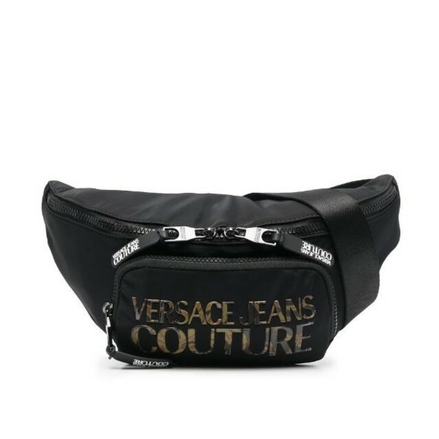 VERSACE JEANS COUTURE ボディバッグ ブラック バロック