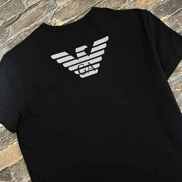 Emporio Armani(エンポリオアルマーニ)の【新品】EMPORIO ARMANI アルマーニ／ストレッチ Tシャツ M メンズのトップス(Tシャツ/カットソー(半袖/袖なし))の商品写真